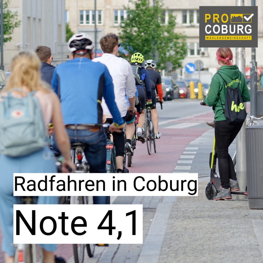 Schlechte Noten für unsere Stadt beim Thema Rad ?