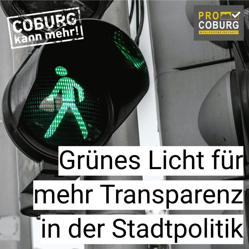 Mehr Transparenz im Stadtrat: Wählergemeinschaft beantragt Live-Streaming und digitale Abstimmung