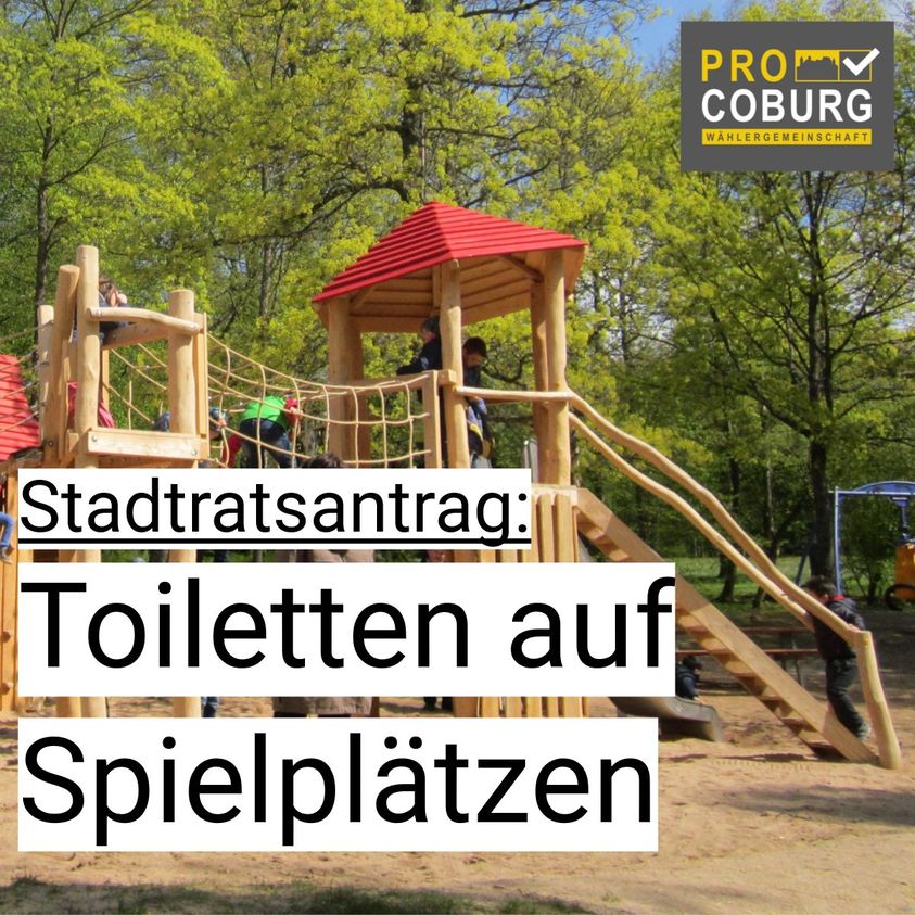 Öffentliche Toiletten auf Spielplätzen