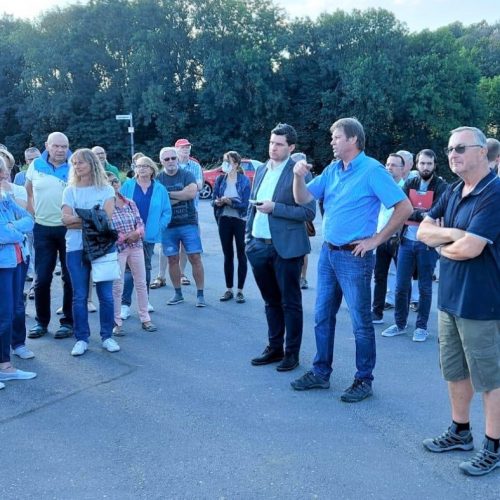 223618285_1991670784320509_4810504284472769611_n Jürgen Heeb beim Stadtteilspaziergang in Creidlitz
